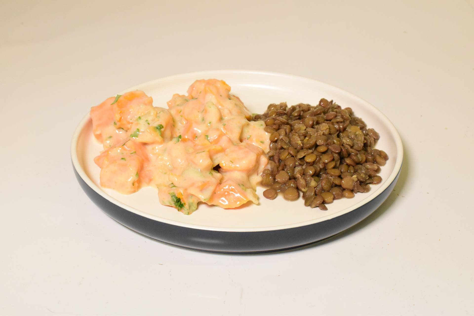 Sweet potatoes and lentils stew (Vegan)