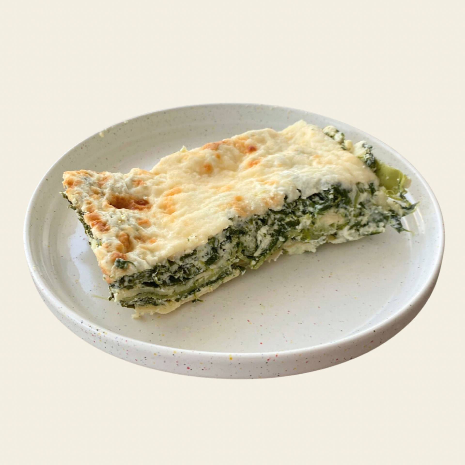 Lasagna with spinach and ricotta(VEGETARIAN)